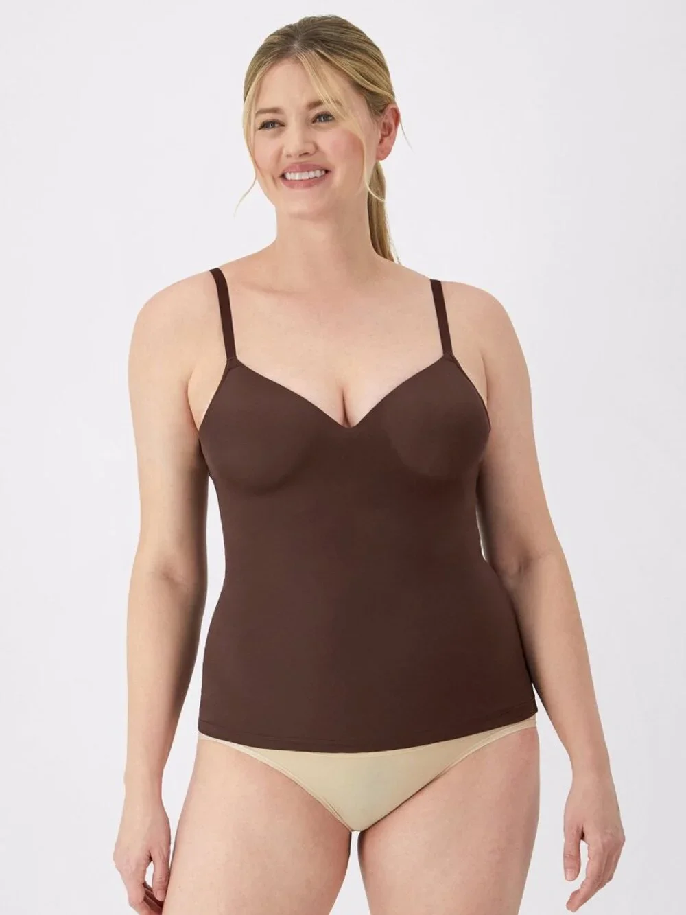 #2189 Maidenform Firm Control Shapewear Tummy Shaping Wireless Foam Cami S130